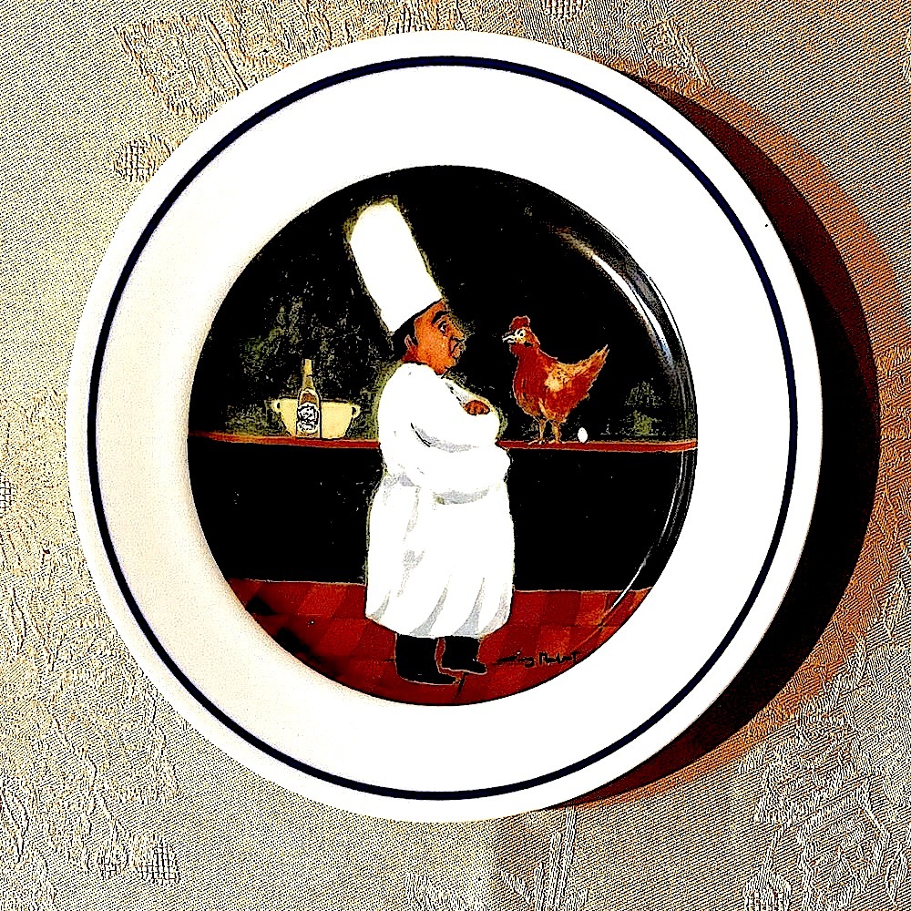 Vintage Collectible Guy Buffet 8” Plate